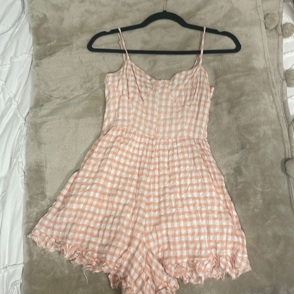 Forever 21 peach romper